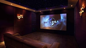 Home theater room