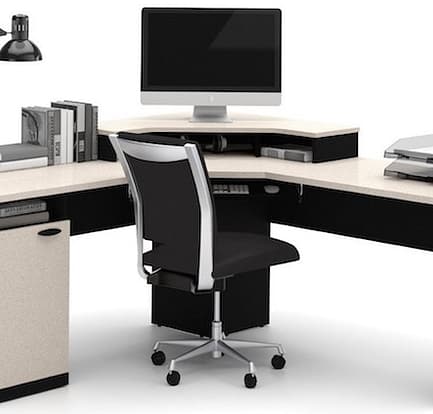 L-Shaped Gaming Computer Desk